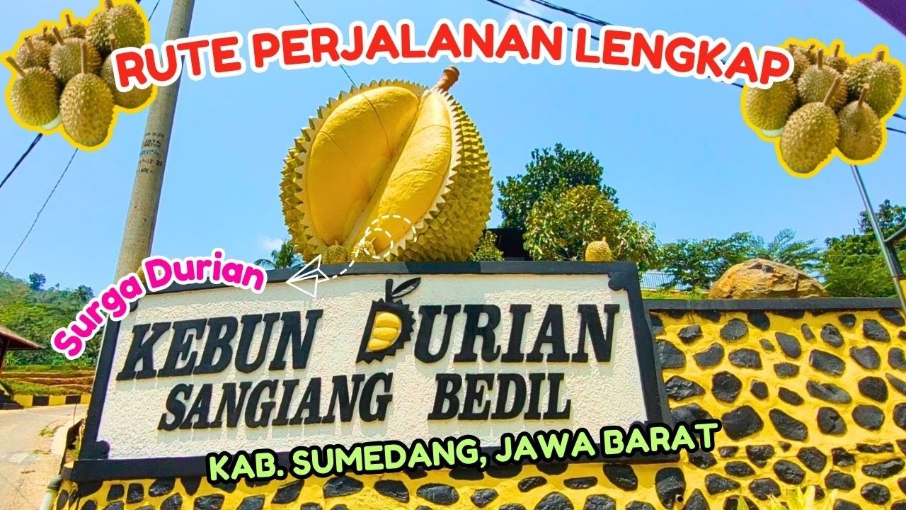 RUTE PERJALANAN 🛣️ KEBUN DURIAN SANGIANG BEDIL, KABUPATEN SUMEDANG, JAWA BARAT | GLAMPING & VILLA