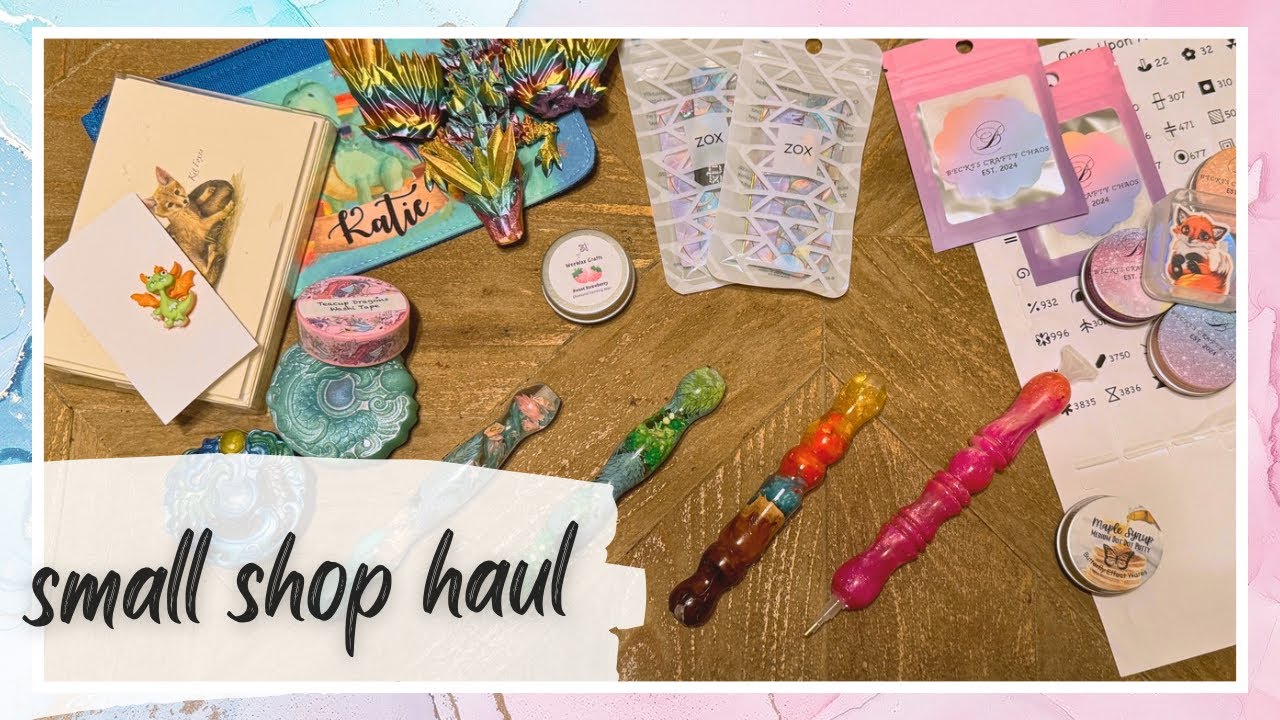 Small Shop Haul & Happy Mail! Becki's Crafty Chaos, Norse Alchemist, Butterfly Effect Wares, & more!