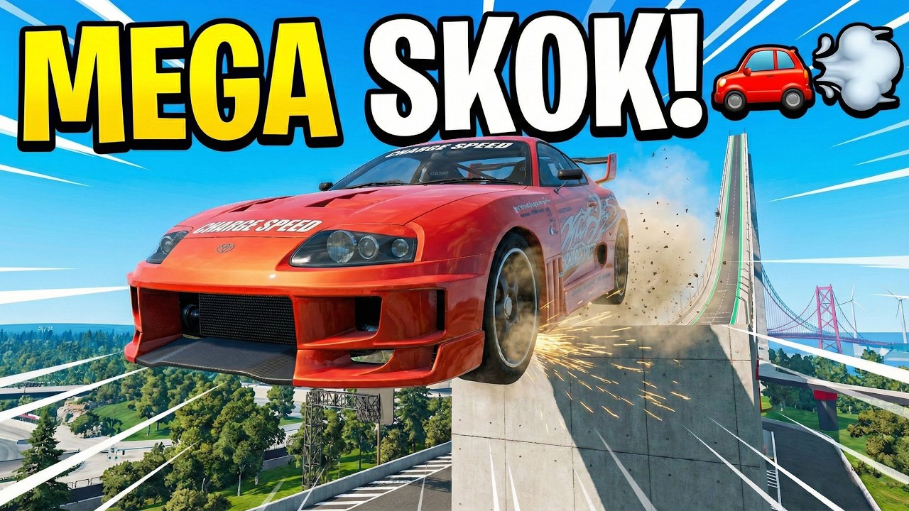 Mam 12 MINUT, by pobić REKORD skoku! (BeamNG.drive)