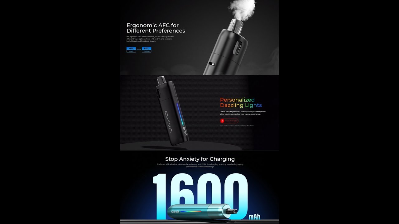 Oxva Oneo Pod 40w 1600 mah 3,5ml Unboxing