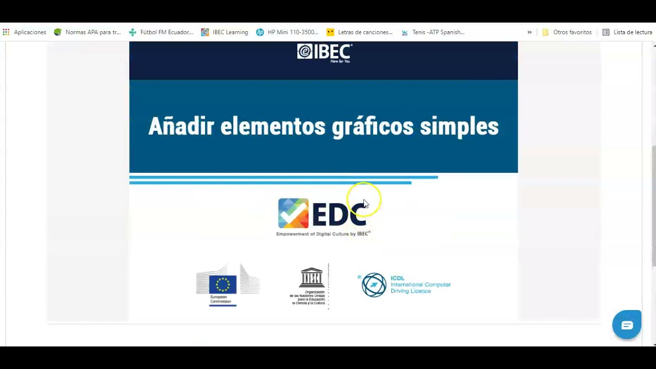 Partialtest - A&ntilde;adir elementos gr&aacute;ficos simples  LECCI&Oacute;N 6