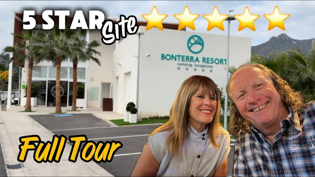 Кемпинг для автодомов Bonterra Resort в Беникасиуме, Испания. ПОЛНЫЙ ТУР