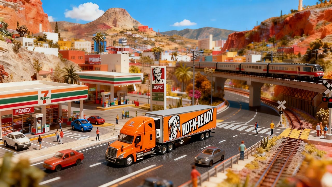 Me compré NUEVOS TRÁILER A ESCALA ‼️Mini camiones para mis dioramas‼️
