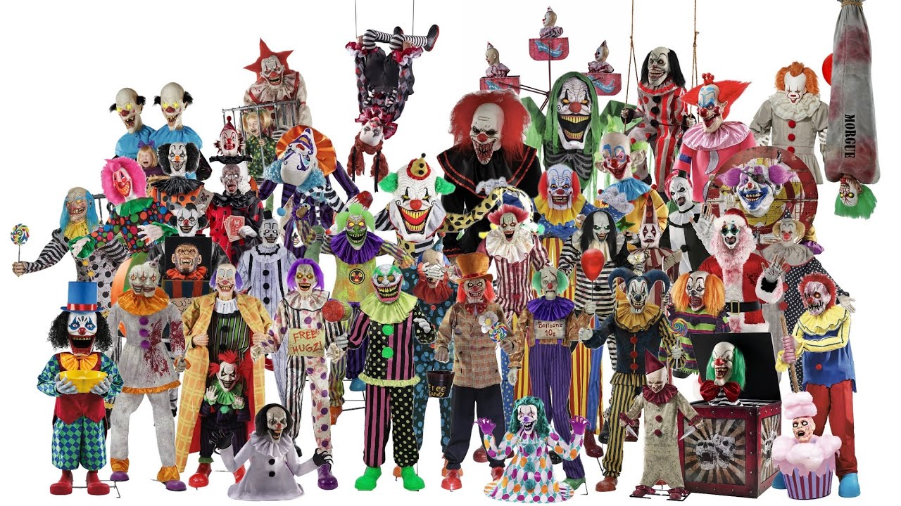 Every Spirit Halloween Clown Animatronic EVER | 2017 - 2025 