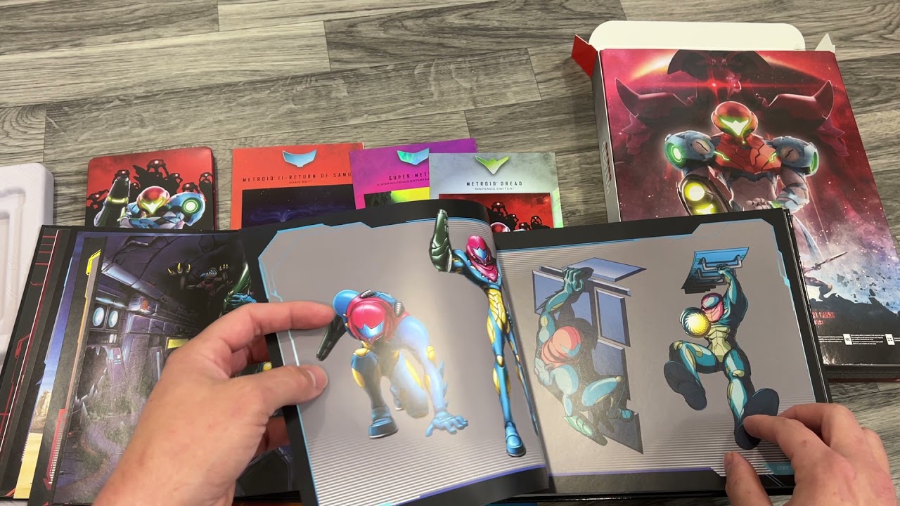 ASMR Silent unboxing Metroid Dread Special Edition