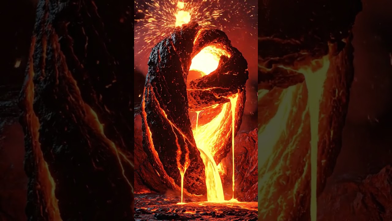 When Lava Comes Alive: Raw Power in 8 Seconds