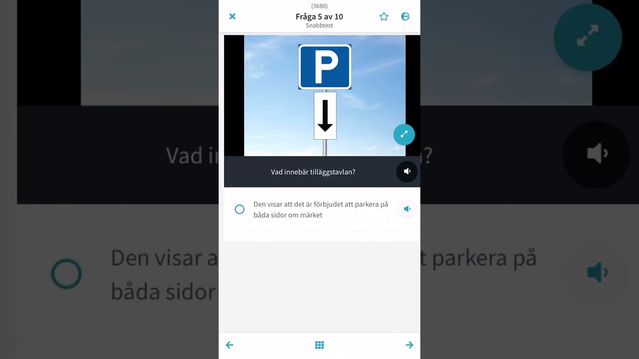 Teoriprov, trafiksäkerhet, trafikregler