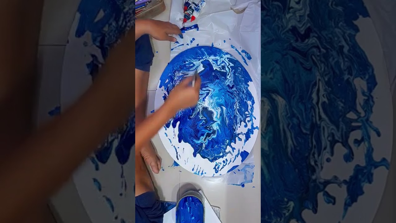 Fluid Acrylic Pouring Art (DISASTER)