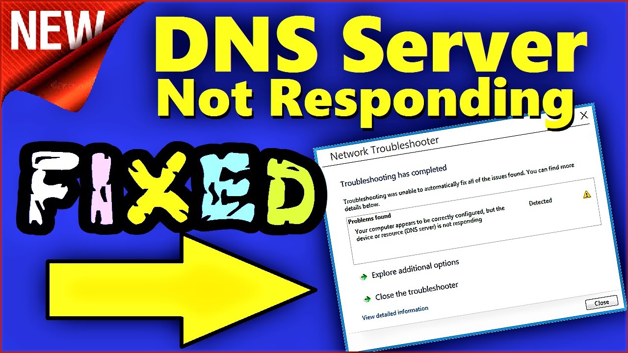 DNS-сервер не отвечает Windows 10 \ 8 \ 7 | Как исправить ошибку «DNS-сервер не отвечает» в Windows