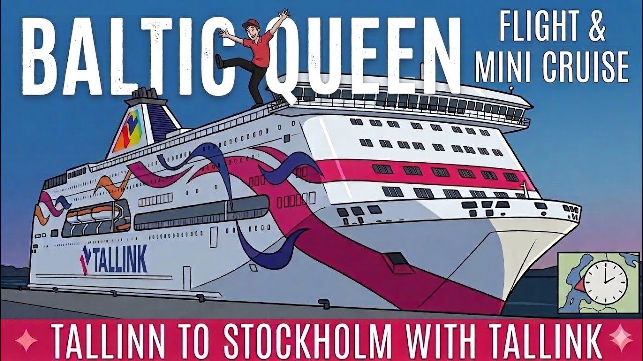 Лучший мини-круиз в Европе? Веселье в море на Tallink Baltic Queen | Таллинн &ndash; Стокгольм