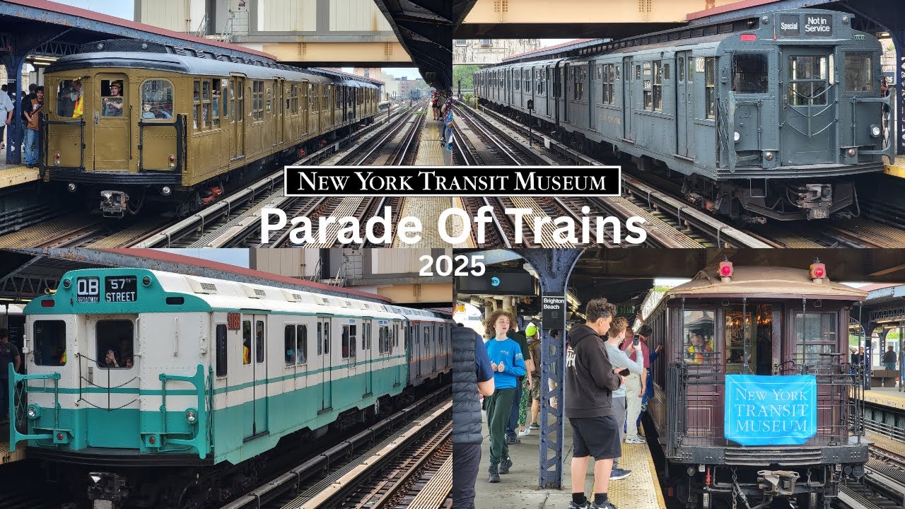 MTA Parade Of Trains 2025 Action
