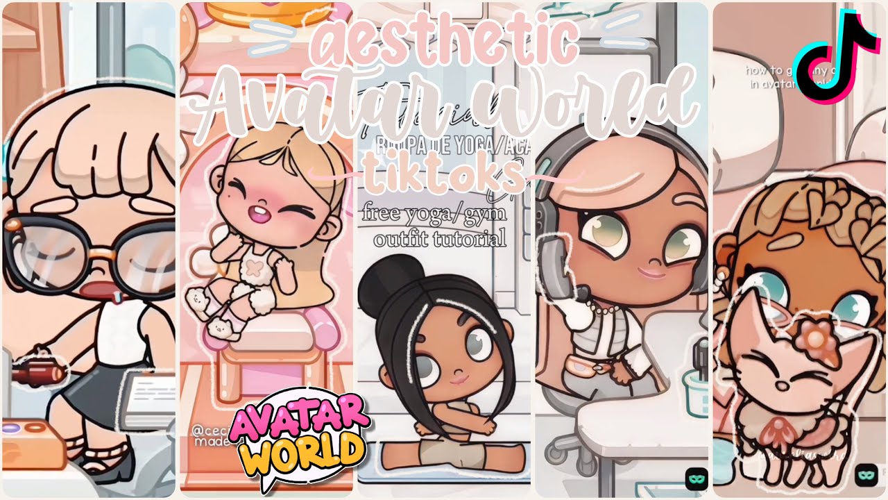 🍒45 minutes of Aesthetic Avatar World (routines, roleplay, cooking etc.)| Avatar World TikToks