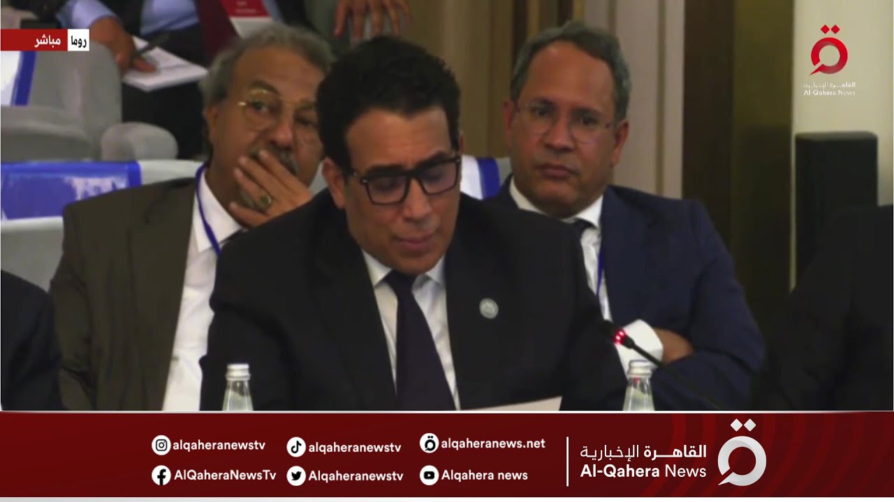 كلمة لرئيس المجلس الرئاسي الليبي محمد المنفي أمام مؤتمر روما الدولي للهجرة