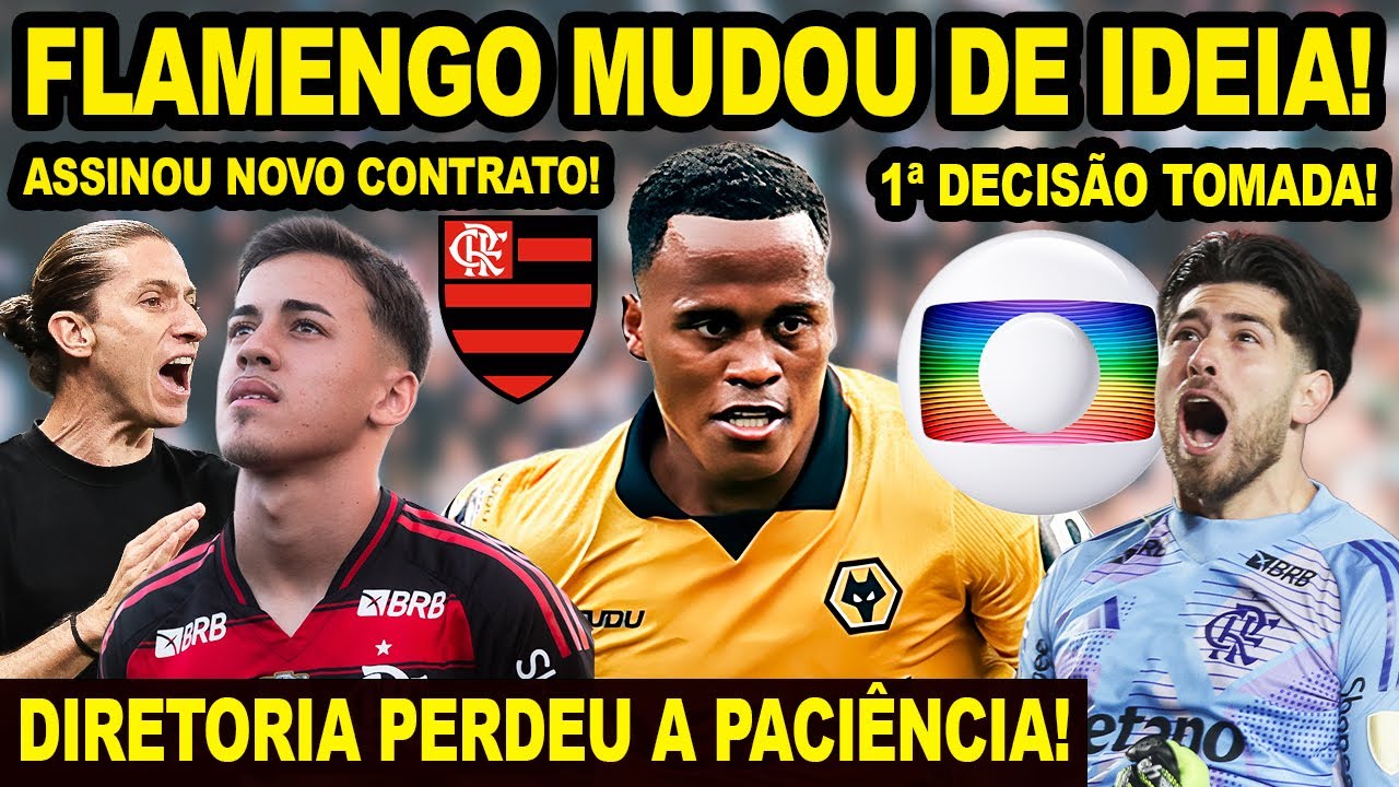 FLAMENGO MUDOU DE IDEIA AGORA E TOMOU 1&ordm; DECIS&Atilde;O PARA 2026! MENG&Atilde;O PERDEU A PACI&Ecirc;NCIA COM A GLOBO E+