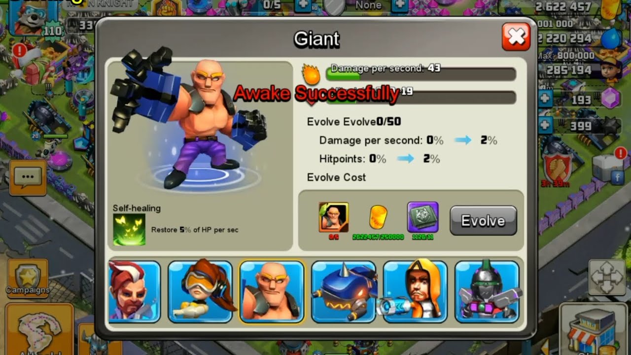 Awake Giant's /Clash Of Zombies 1/COZ1