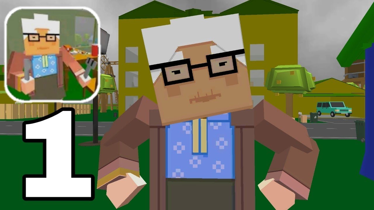 Craft Granny Blocky Neighbor Escape 3D Gameplay Level 1 To 5
