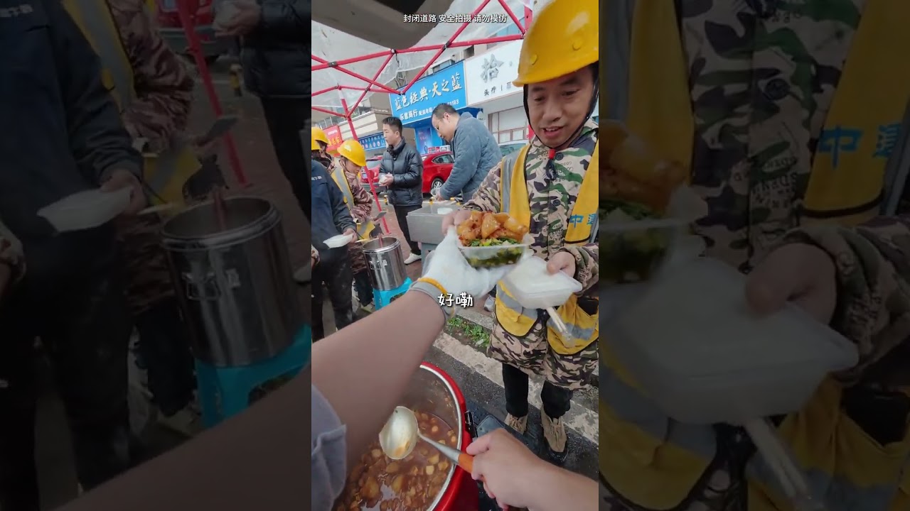 下雨天会影响摆摊的生意吗？ #摆摊 #工地摆摊 #卤肉饭 #小乖