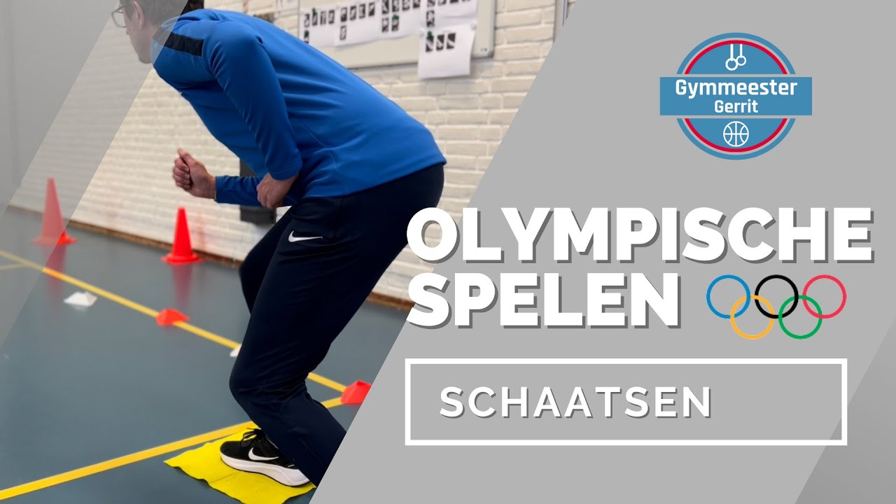 Olympische spelen - Schaatsen in de gymzaal