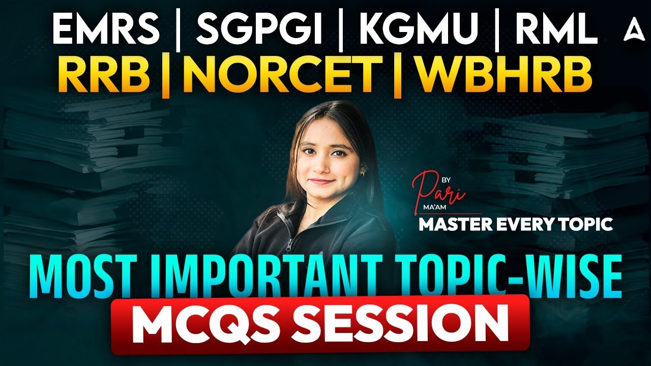RRB Nursing | NORCET | KGMU | RML | WB Staff Nurse & CHO | Most Important Topic-Wise MCQ Questions