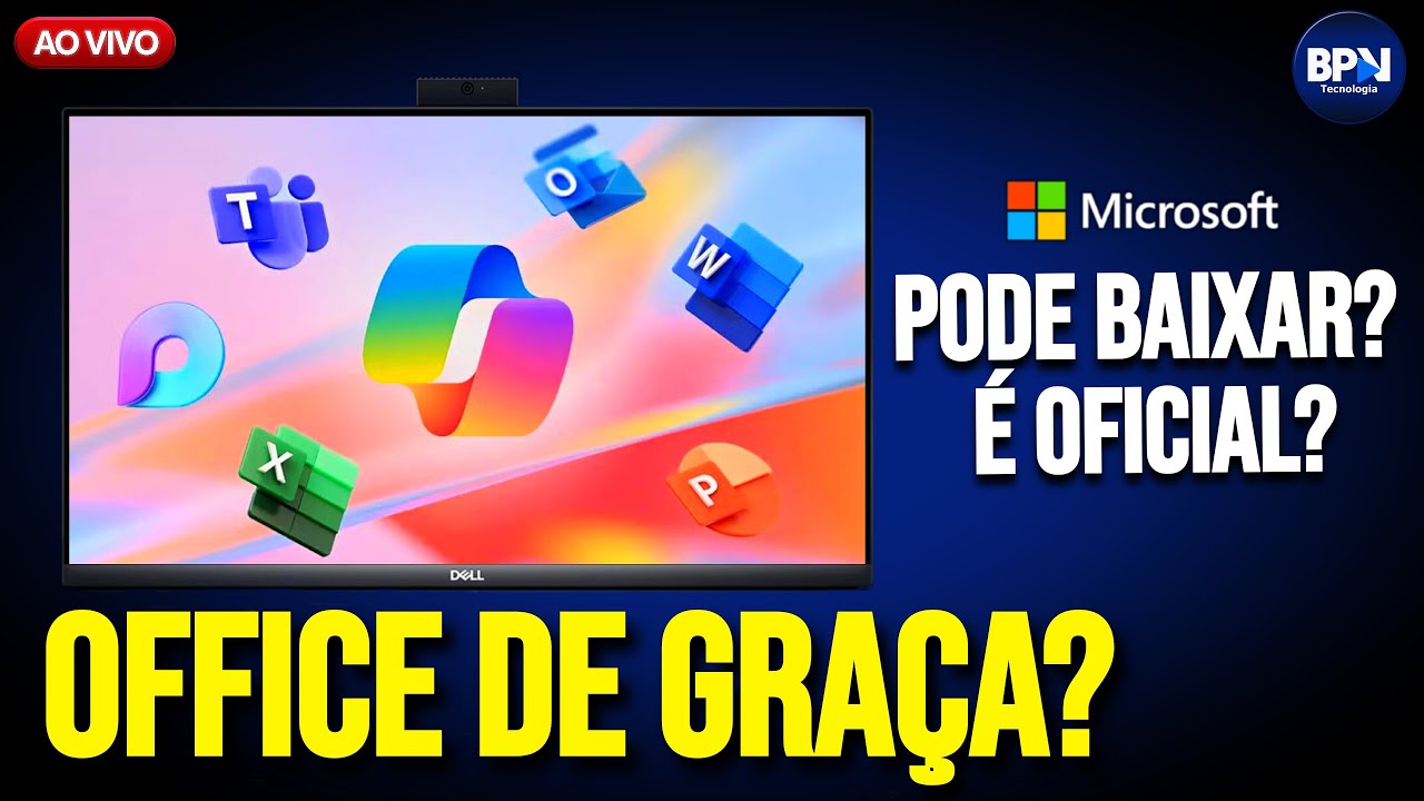 Microsoft Office 100% GRÁTIS Liberado Para Todos? Como BAIXAR e INSTALAR!