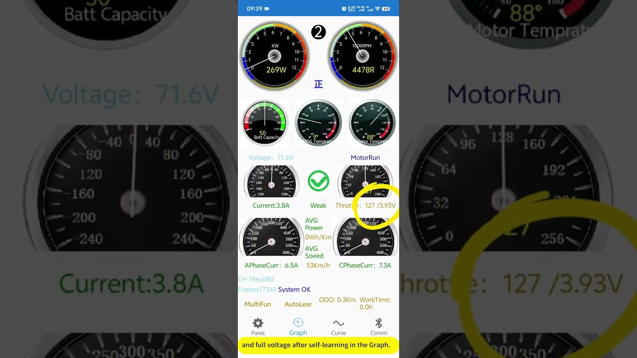Fardriver controller self learning and setting