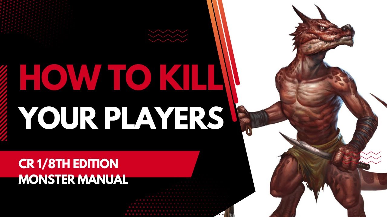 How to Kill Your Players with CR 1/8th Monsters |DM and GM Tips and Tricks | DM advice.