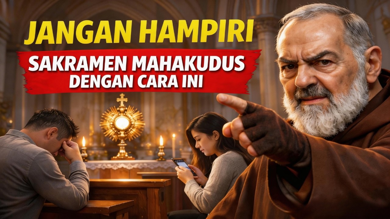 PADRE PIO MEMPERINGATKAN: JANGAN MENGHAMPIRI SAKRAMEN MAHAKUDUS DENGAN CARA INI