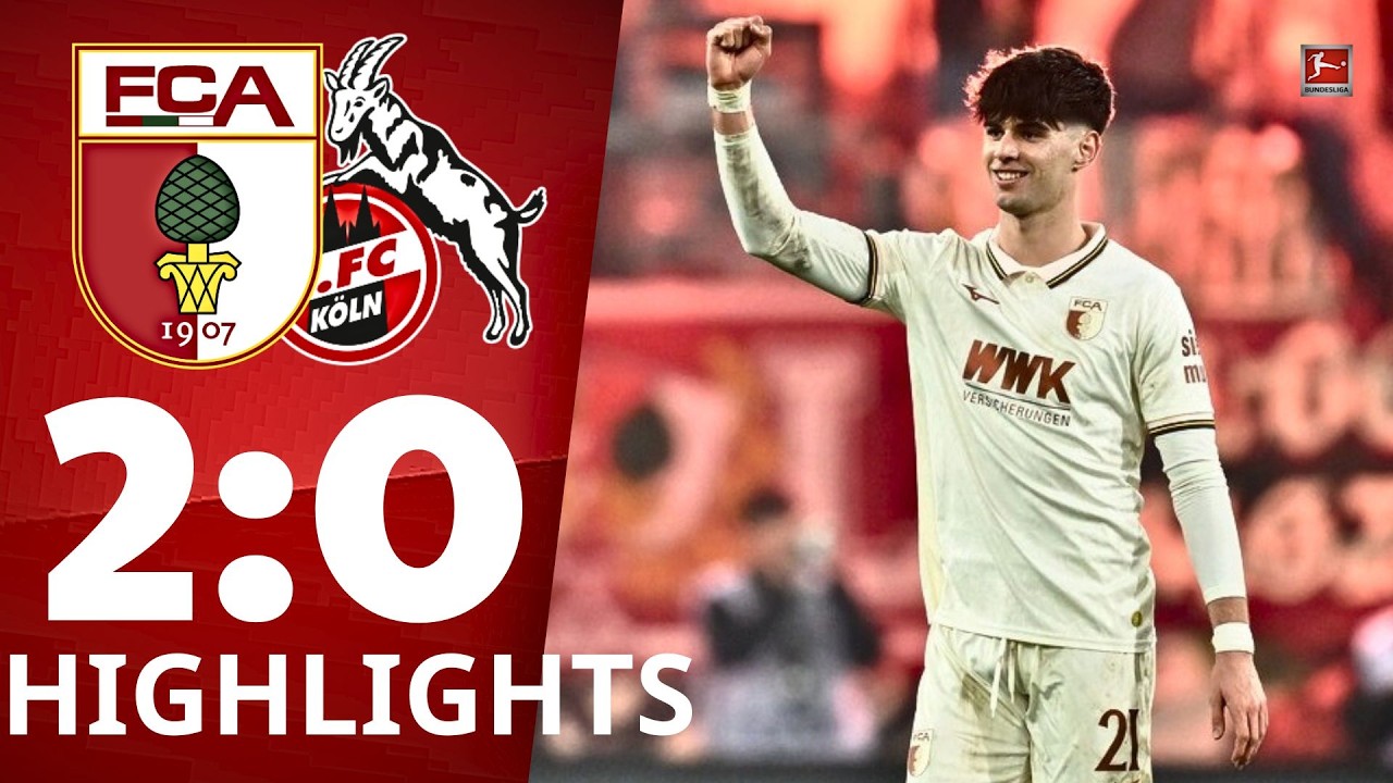 FC Augsburg - FC K&ouml;ln | 2:0 | Highlights | Bundesliga, 24. Spieltag 2025/26