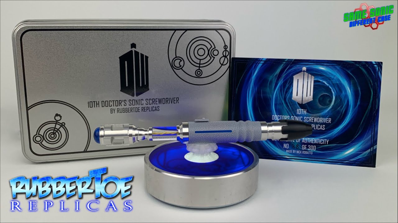 Rubbertoe Replicas - Tenth Doctor's Sonic Screwdriver