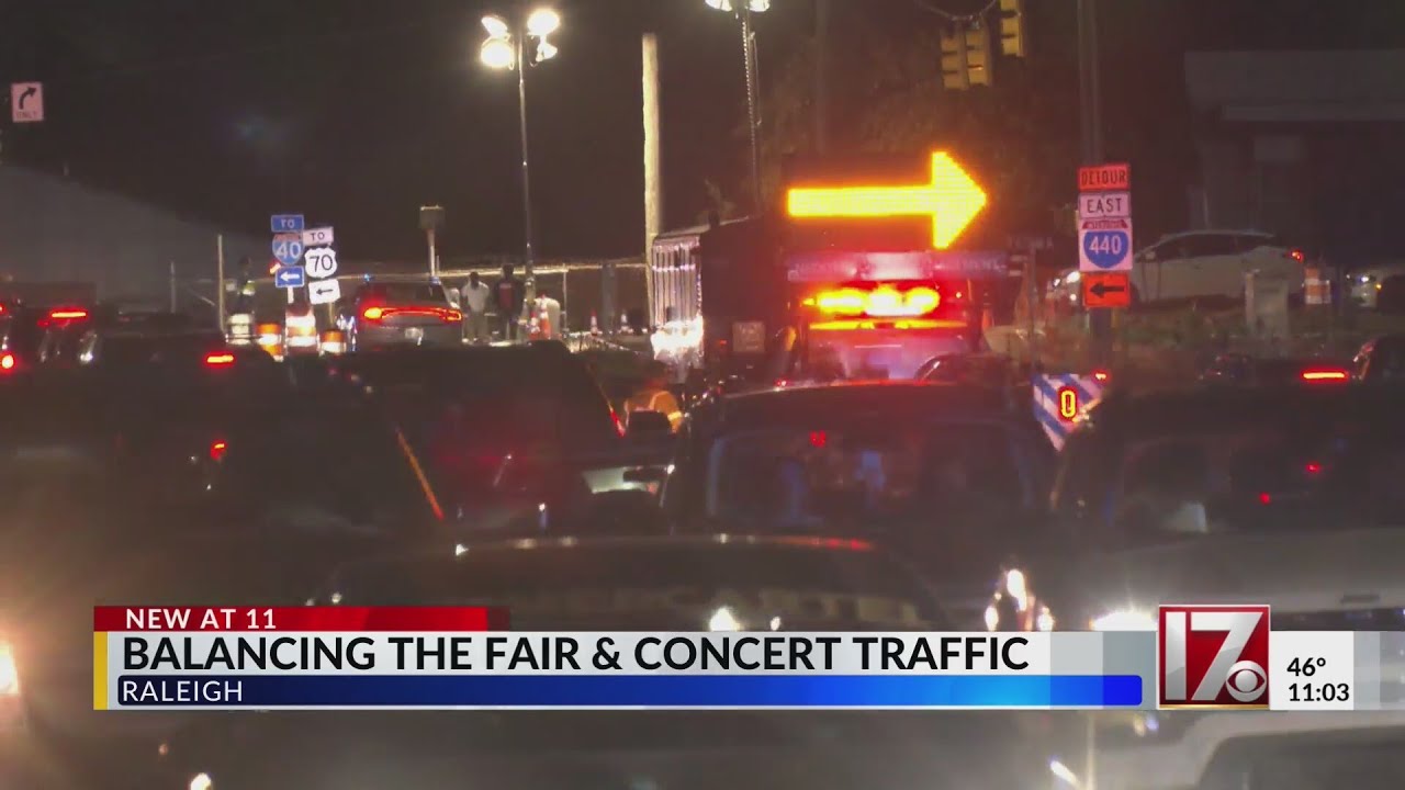 NC State Fair, Lenovo Center concert cause traffic headache