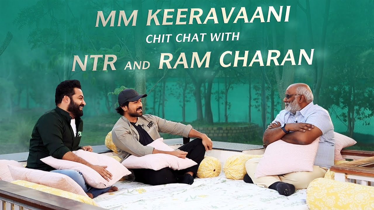 MM Keeravaani Chit Chat with NTR and Ram Charan | #RRRonMarch25th