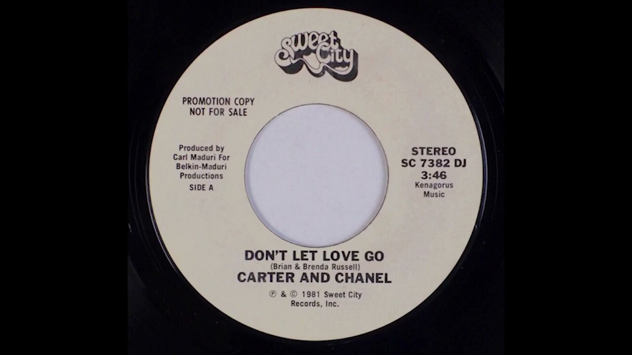 Carter & Chanel   Don't Let Love Go   1981  Soul Sample