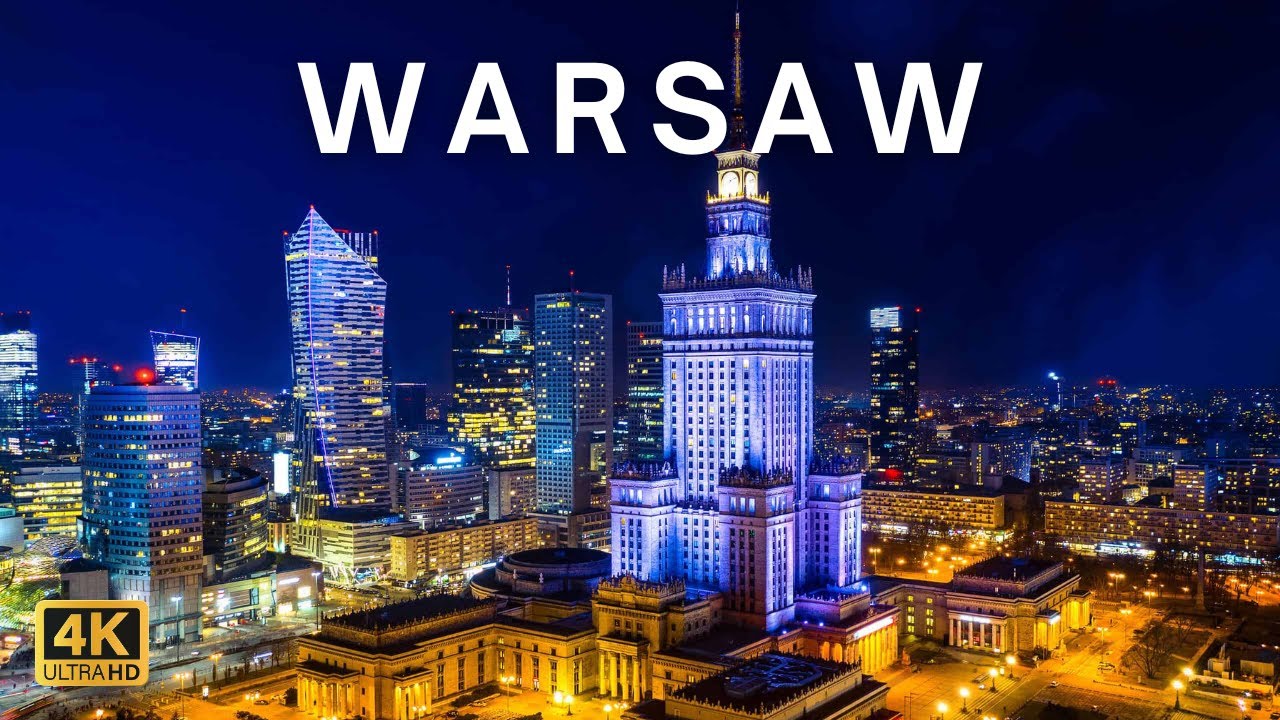 Warsaw, Poland 🇵🇱 in 4K ULTRA HD | Historic & Modern City | Drone Footage