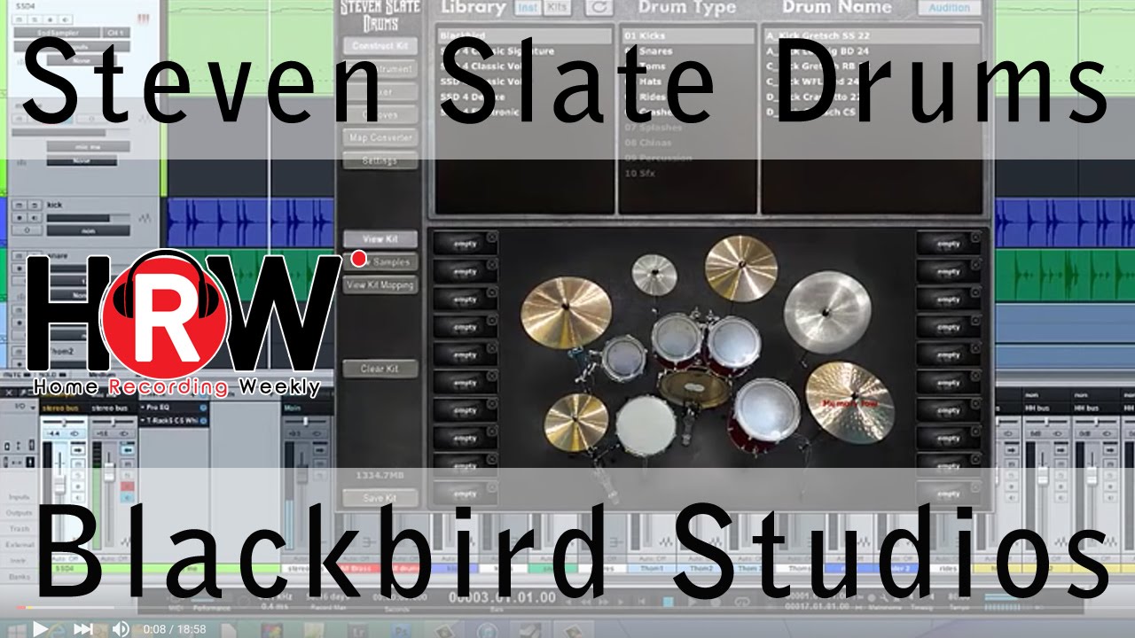Steven Slate Drums Blackbird studios expansion pack demo/review