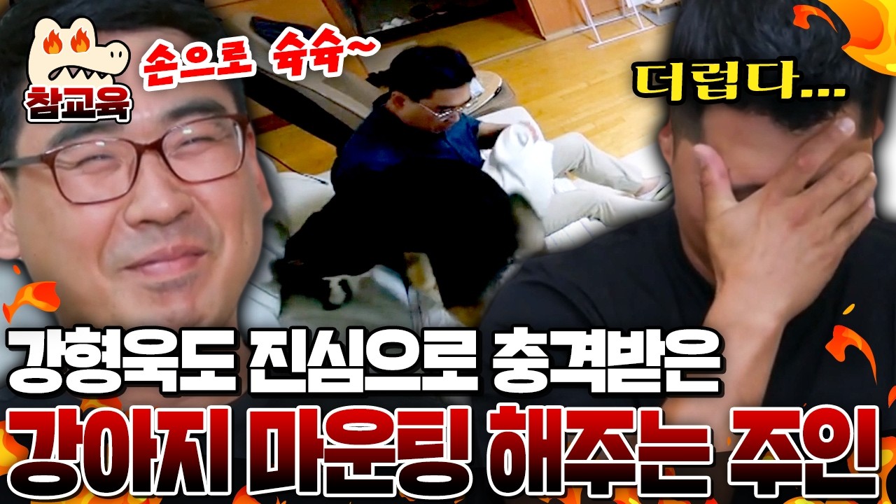 [#참교육] 충격적인 슉슉이의 정체 ㄷㄷ 손으로 강아지 마운팅 해주는 주인? 강형욱이 역대급으로 분노한 이유 😱 | #개와늑대의시간 5회