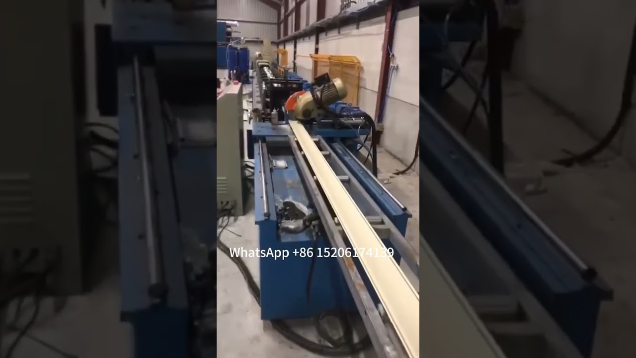 Pu foam shutter door roll forming machine #rollformingmachine #machine #metalshutter