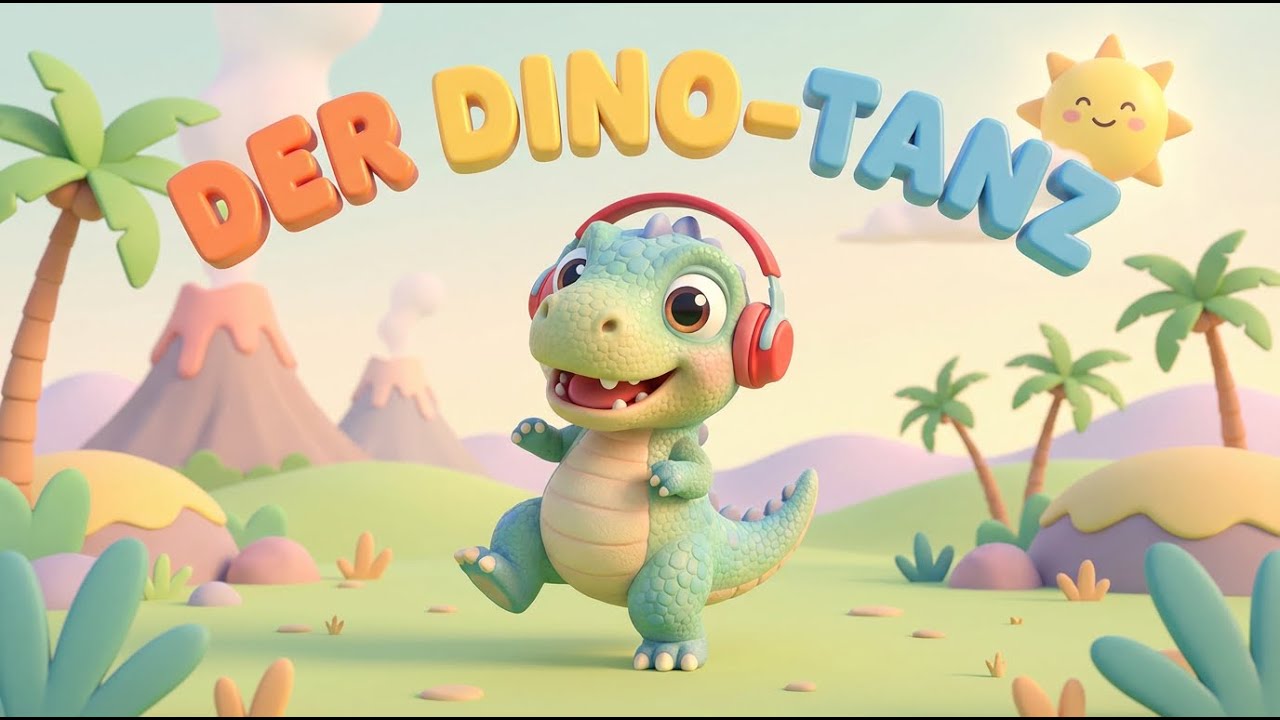 🦖 Der Dino Tanz — Beliebte Kinderlieder 2026 🎵 Kinder Rhythmus