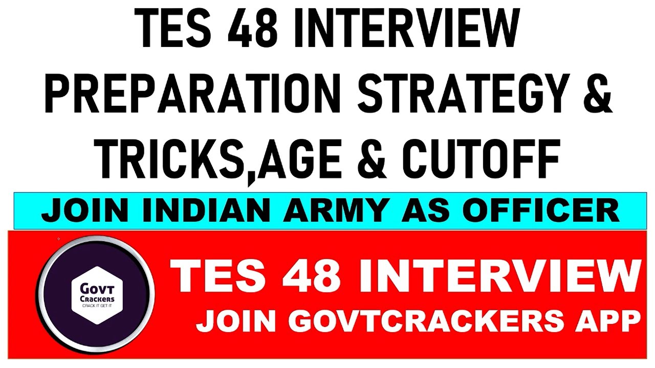 TES 48 CUTOFF | TES 48 PREPARATION STRATEGY , AGE,ELIGIBILITY | SSB INTERVIEW PREPARATION