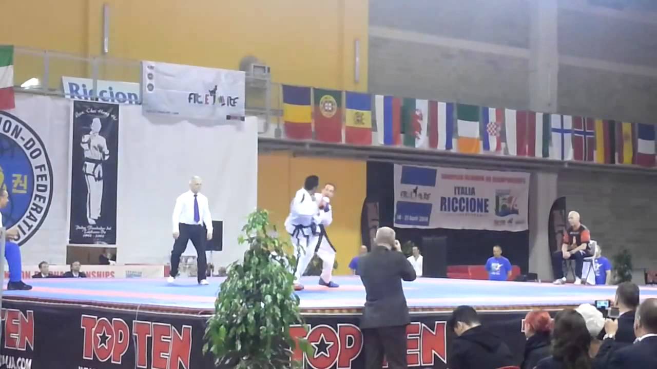 Tomaz Barada Vs Stephen Tapilatu, Taekwon-Do ITF Euros 2014