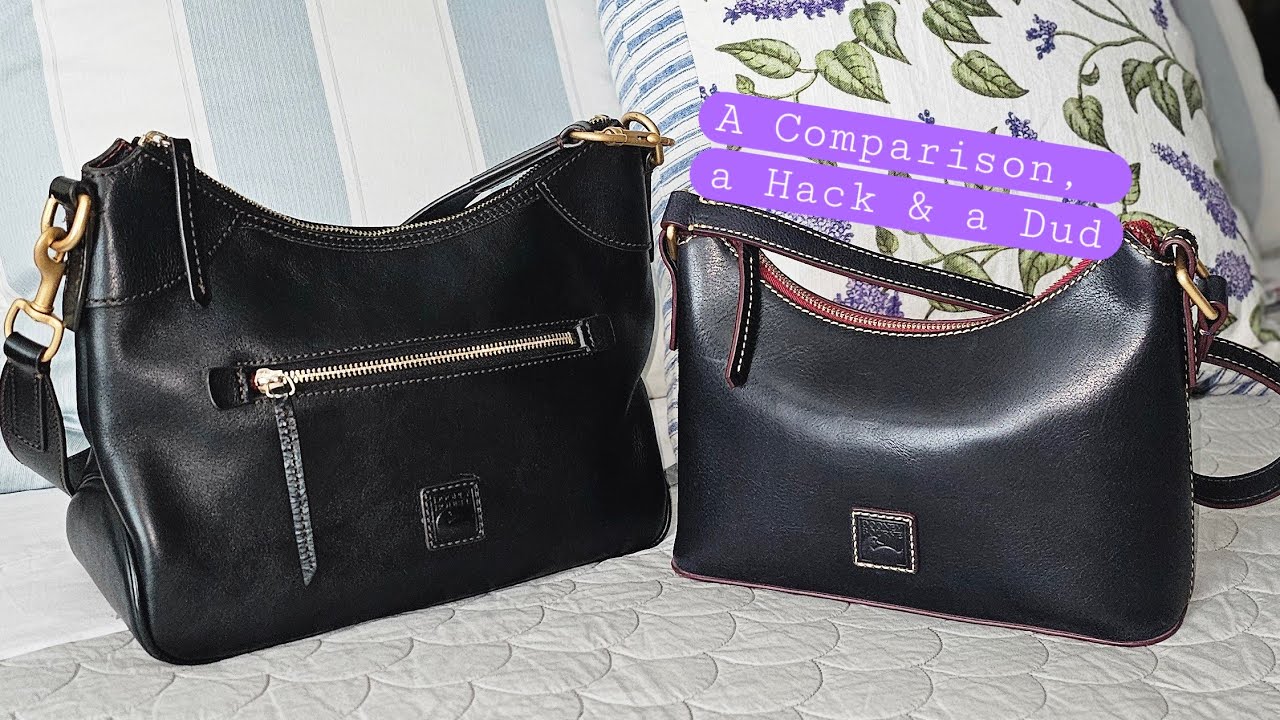 Dooney & Bourke Florentine Hobo & Baguette Comparison & Review plus a  Dud and a Hack