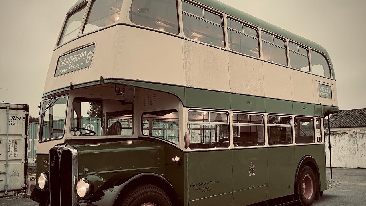 EPV24 - first test drive in a pre-select AEC Regent III from 1956 with Park Royal bodywork.