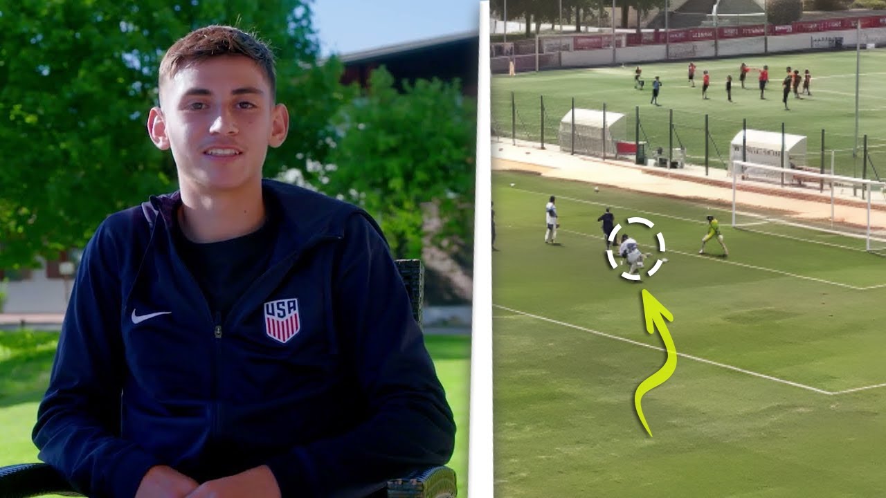 David Vázquez vs. Ukraine U20 (GOAL) - GEM For USA 🇺🇸