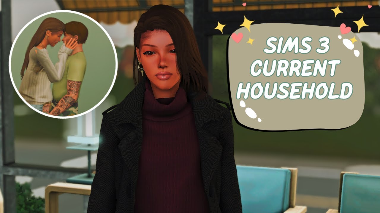 Моя нынешняя семья в Sims 3, которая покорила моё сердце🤍