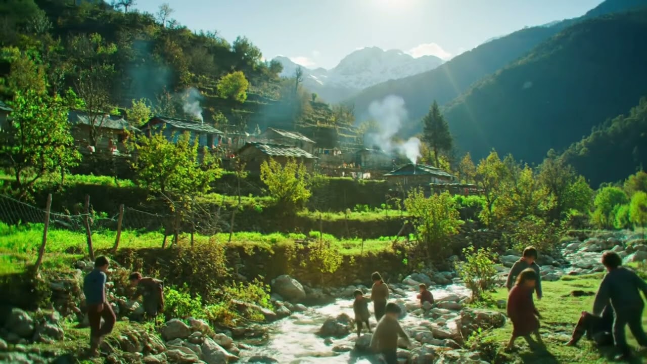Village life|ai|animated|greenery