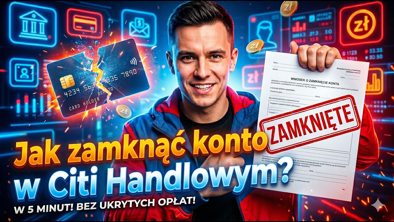Jak zamknąć konto w Citi Handlowym? Instrukcja krok po kroku i wz&oacute;r wypowiedzenia.