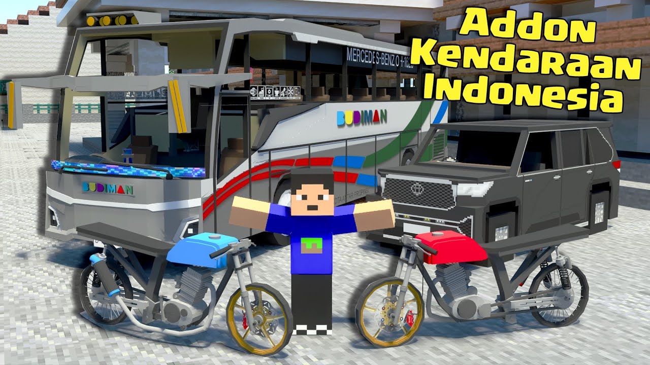 Addon Kendaraan JetBus, Innova Zenix dan Honda Herex di MCPE