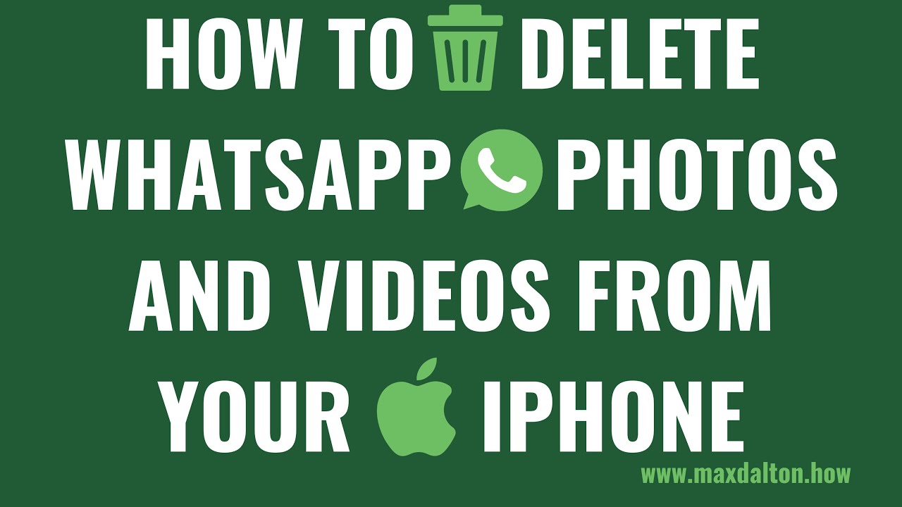 How to Delete WhatsApp Photos and Videos from Your iPhone