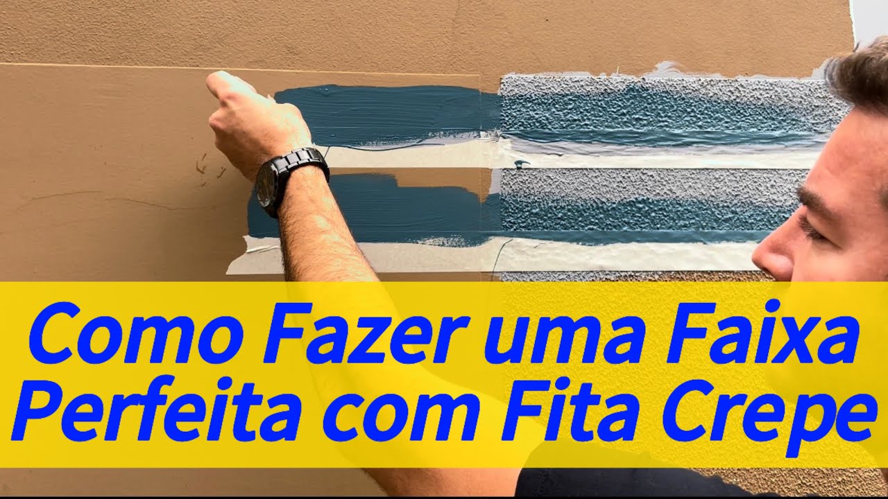 Como Fazer Uma Faixa Perfeita com Fita Crepe Sem Escorrer | Recorte - SAtintas