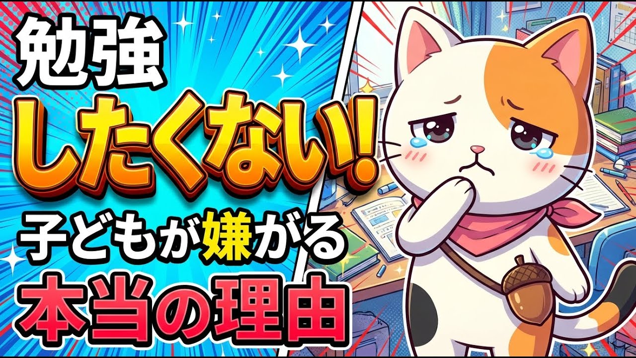 「勉強したくない！」子どもが嫌がる本当の理由