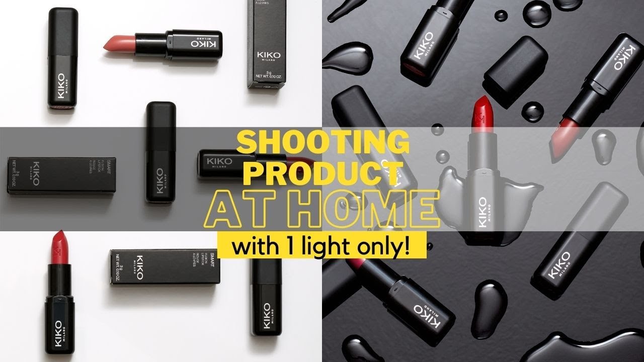 How I shot this // Simple BEAUTY PRODUCT photography at home with 1 LIGHT only - Behind The Scenes